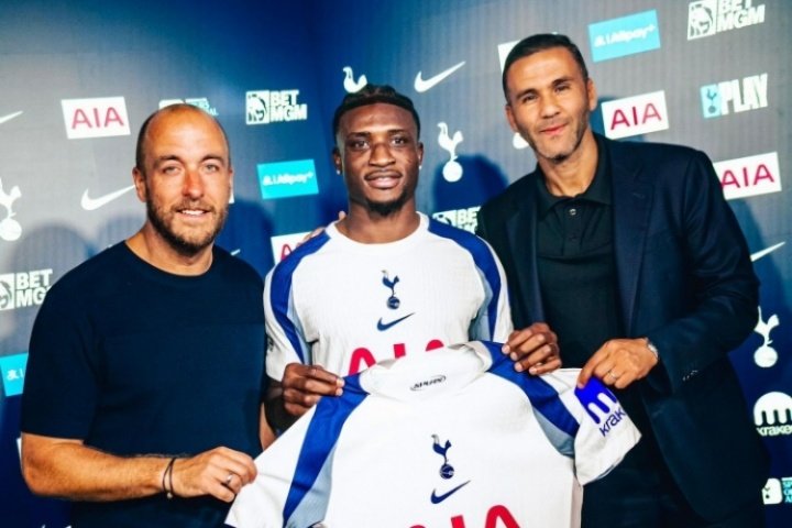 猛将加盟！官方：热刺签下西汉姆边锋库杜斯，转会费5500万镑